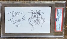 Rick Farmiloe Sketch Disney PSA Autograph Signed Sketch Scuttle Little Mermaid  picture