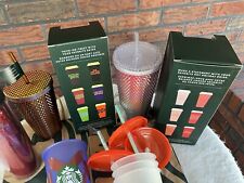 Lot 21 Starbucks Cups Mugs Tumblers Studded Limited Edition Hot Cold Straws Bags picture