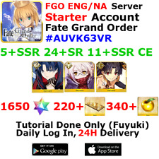[ENG/NA][INST] FGO / Fate Grand Order Starter Account 5+SSR 220+Tix 1670+SQ picture