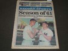 1997 JULY 4 TIMES HERALD RECORD NEWSPAPER - SEASON OF 61 - MANTLE - NP 2531 picture