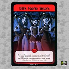 Dark Faerie Sisters 20/60 - Dutch Neopets Kruidvat 2007 - Neopets TCG Card - EXC picture