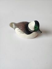 American Wildlife  1982 Bufflehead Drake Wooden Duck Decor Hand Painted  picture