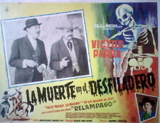 WESTERN SKELETON DEATH Victor Parra Mx lobby card 1958 picture