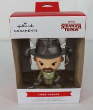 2021 Hallmark Stranger Things Chief Hopper Ornament New  picture
