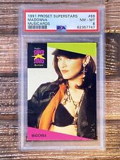 1991 Pro Set Super Stars Madonna Music Trading Card #69 PSA8 picture