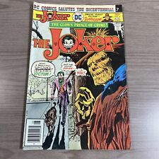 THE JOKER # 8  August 1976  1ST SCARECROW MEETING  DC COMICS picture