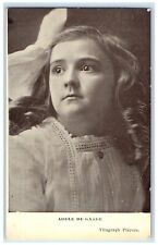 c1910's Adele De Garde Actress Vaudville Studio Portrait Antique Postcard picture