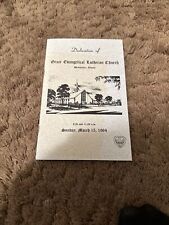 1964 dedication of grace Evangelical Lutheran Church Westchester Illinois picture