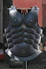 X-mas Medieval Knight Blackened Muscle Jacket Armor Cuirass Breastplate 18 Gauge picture
