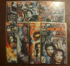 X-Files Comic Book Lot Topps x8 Comics #1, 2, 3, 4, 6, 8, 11, 12 picture