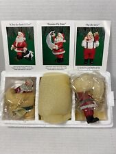heirloom ornaments ashton drake Gift from Above Santa Claus set Of 3 NEW picture
