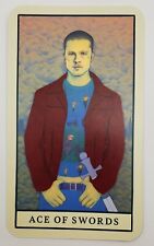 Brad Pitt in Fight Club Movie Ace of Swords Tarot Trading Card picture