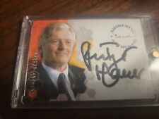 Rutger Hauer as Anthony Geiger in Alias 2003 Inkworks ON-CARD AUTO #A16 picture