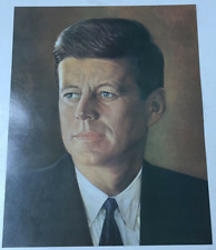President 'JFK' John F Kennedy Portrait 11 x 14 Poster print Sam Patrick Bowmar picture