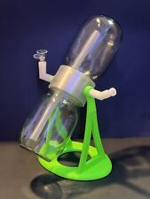 360 Rotating Gravity Bong/Hookah Water Pipe. Neon Green Edition picture