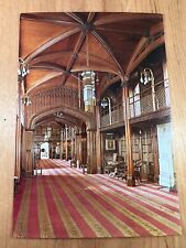 Vintage Postcard, Arundel, England, Arundel Castle, The Library Interior picture