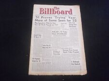1951 DECEMBER 29 THE BILLBOARD NEWSPAPER - ARTICLES, PHOTOS & ADS - NP 5721 picture