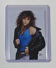 Jon Bon Jovi Limited Edition Artist Signed “Rock Icon” Trading Card 2/10 picture