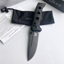 Axis New Mini Benchmade Classic Black Adamas Folding Knife | 273GY-1 picture