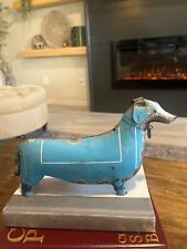 De Kulture Handcrafted Reclaimed Iron Small Dog Decor picture