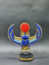 Egyptian Handmade Scarab The Symbol of Good Luck & Protection with amazing color picture
