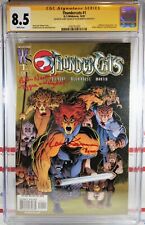 💥 CGC THUNDERCATS #1 SIGNED LARRY KENNEY LION-O + PETER NEWMAN TYGRA WILYKAT DC picture
