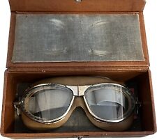 AMERICAN OPTICAL MODEL 1500 WWII AVIATION GOGGLE-IN ORIGINAL PACKAGING RARE FIND picture