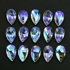 50PC AB Aurora Suncatcher Hanging Faceted Angel Tears Crystal Feng Shui Pendant  picture