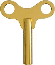 Clock Winding Key Number 6 Size 3.75mm Brass Fits Antique Vintage Clocks picture