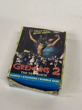 1990 Topps Gremlins 2 Movie Trading Card Box ~ 35 Sealed Wax Packs picture
