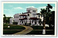 c1940's Santa Gertrudis King Ranch Headquarters Kingsville Texas TX Postcard picture