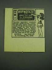 1974 Elton's Hypnotism Ad - Hypnotize With Any T.V. Set picture