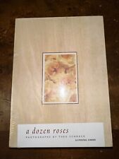 “A Dozen Roses” Photographs By Thea Schrack 24 Postal Cards w/ Wood Box Sealed picture