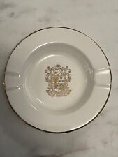 Vintage BEVERLY WILSHIRE HOTEL Ceramic Gilt Ashtray Pretty Woman picture