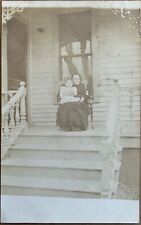 RPPC Baby Lewis Mangan Grandma Margaret Fowler Vintage Real Photo Postcard c1910 picture