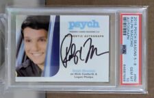 2015 Psych Seasons 5-8 RM Autograph Ralph Macchio as Nick & Logan Auto PSA 10 picture