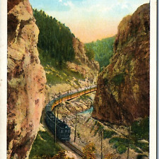 c1910s Mont Canyon Chicago Milwaukee St Paul Railway 
