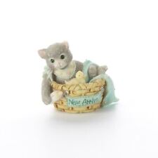 Enesco Calico Kittens New Arrival Resin Mini Collectible Cat Figurine #167355 picture