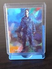 F23 Michael Myers #4 Halloween ACEO Art Card Edward Vela Signed 50/50 picture