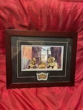 Disney Lady and the Tramp Tonys Restaurant 4 Pin Frame Set LE Authenticated picture