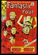 Fantastic Four #75 FN/VF 7.0 Silver Surfer Galactus Jack Kirby Cover picture