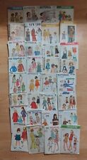 Lot Of 69 Vintage Child/Womens/Craft Sewing Patterns 70’s, 80’s & 90’s Cut/Uncut picture