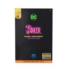 DC Multiverse THE JOKER Gold Label Black Light Exclusive COA McFarlane IN HAND picture