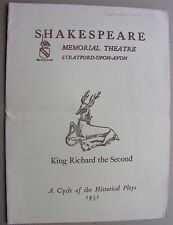 1951 RICHARD II Shakespeare Michael Redgrave, Hugh Griffith, Edward Atienza picture