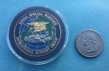 NAVAL SPECIAL WARFARE CHALLENGE COIN OPERATIONAL SUPPORT GROUP / OST-1 & OST-2 picture