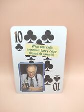 LARRY KING Flickback 1957 Trivia Challenge Playing Card MT  picture