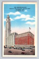 Columbus OH-Ohio, The Deshler-Wallick, Advertisement, Antique, Vintage Postcard picture