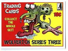 WOLVERTON 3RD SERIES UGLY STICKERS RACK PACK COMPLETE SET + MOTION CARD picture