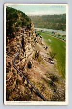 High Bridge KY-Kentucky, Cliff Stairway, Antique, Vintage Souvenir Postcard picture
