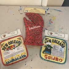 Souther Country Kitchen  New Orleans Gumbo & Jambalaya Recipe Potholders Claw picture